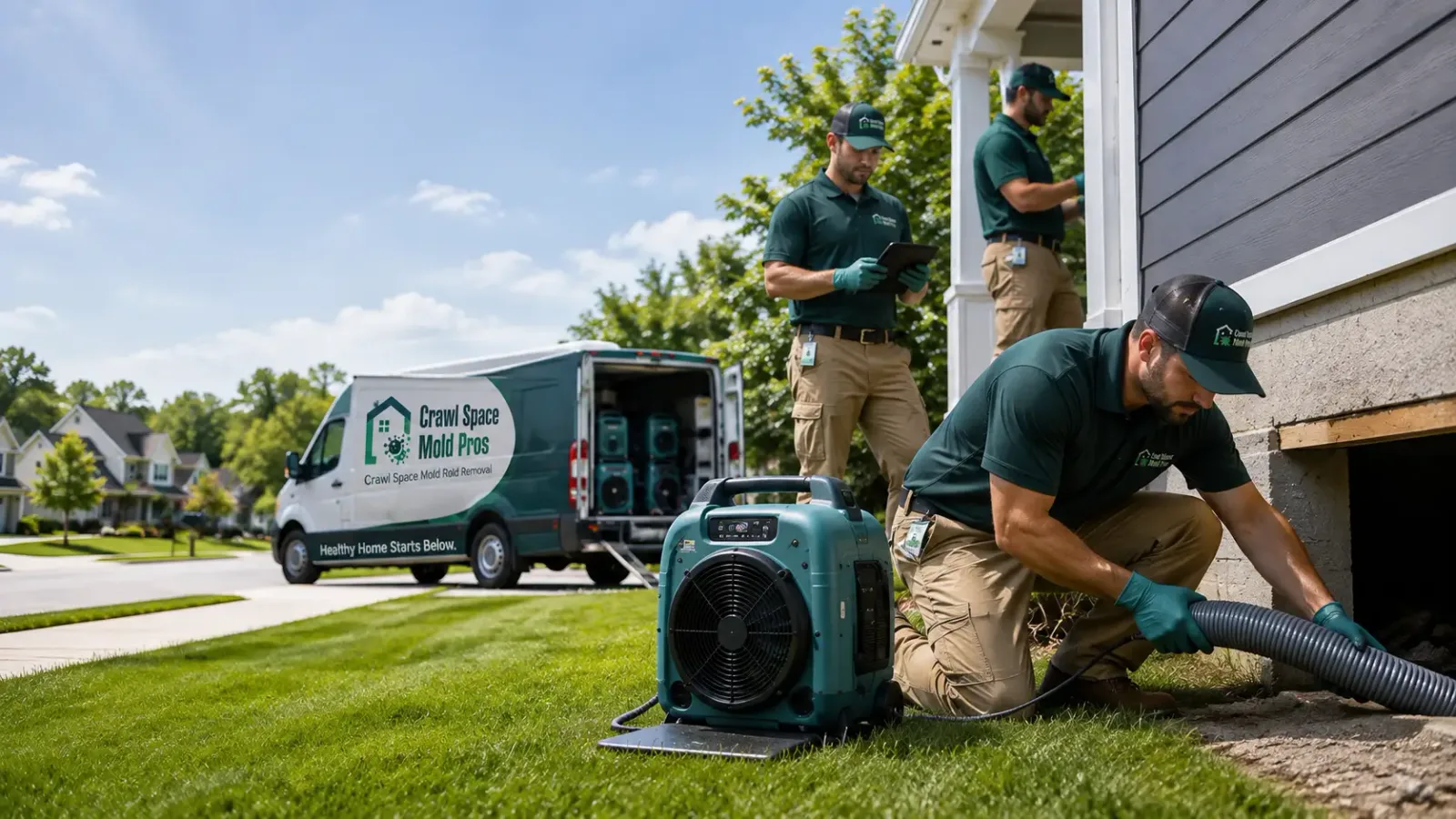 Crawl Space Mold Removal in Glenn, CA